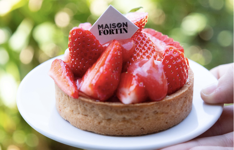 tarte-fraise-cestas une tarte aux fraises de la maison fortin